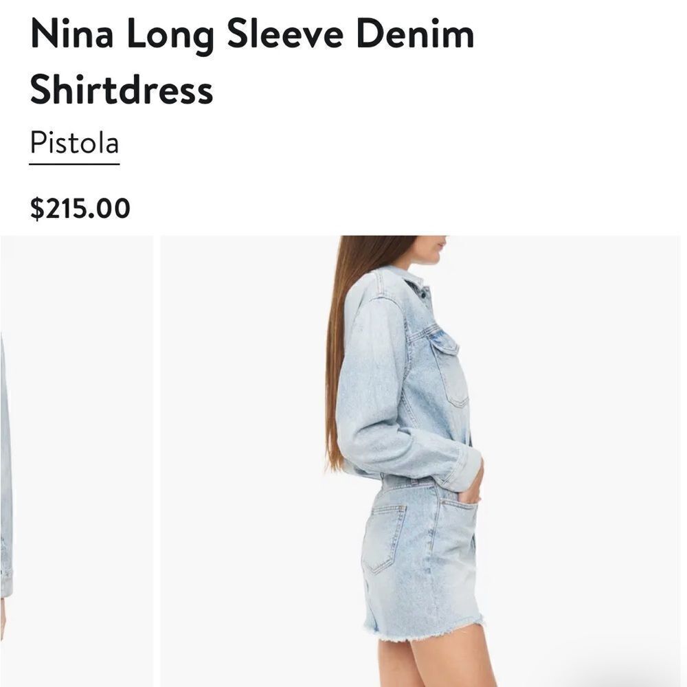 PISTOLA denim dress - Picture 5 of 7